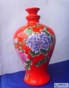 景德鎮特色陶瓷 三斤裝酒瓶~紅瓷 ~青花瓷必備_禮品、工藝品、飾品_世界工廠網中國產品信息庫